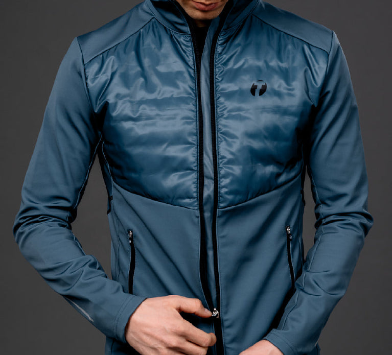 Studio photo of Trimtex Ace Primaloft skiing Jacket for men.