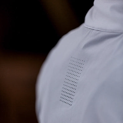 Ventilation pannel on back of Venom cycling vest by Trimtex