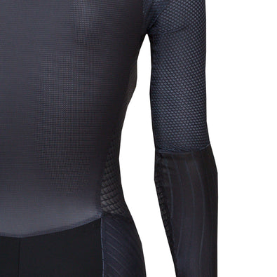 Closeup of the material used on the back- and hip-area on the Aero Speedsuit TT